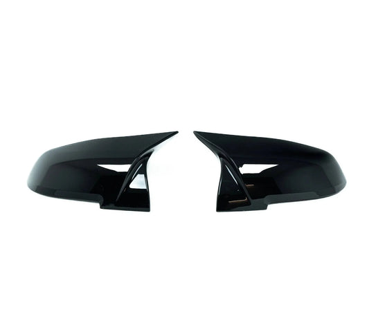 M Style mirror housings for BMW Series F (1-4) in glossy black