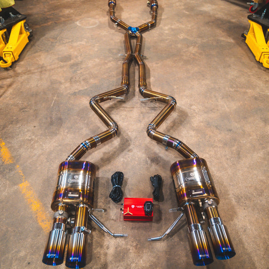 Tytanowy Układ wydechowy Valvetronic Designs V2 do BMW M3 (E90/E92/E93)