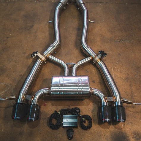 Układ wydechowy Valvetronic Designs Axleback do BMW M3/M4 (G80/G81/G82/G83)