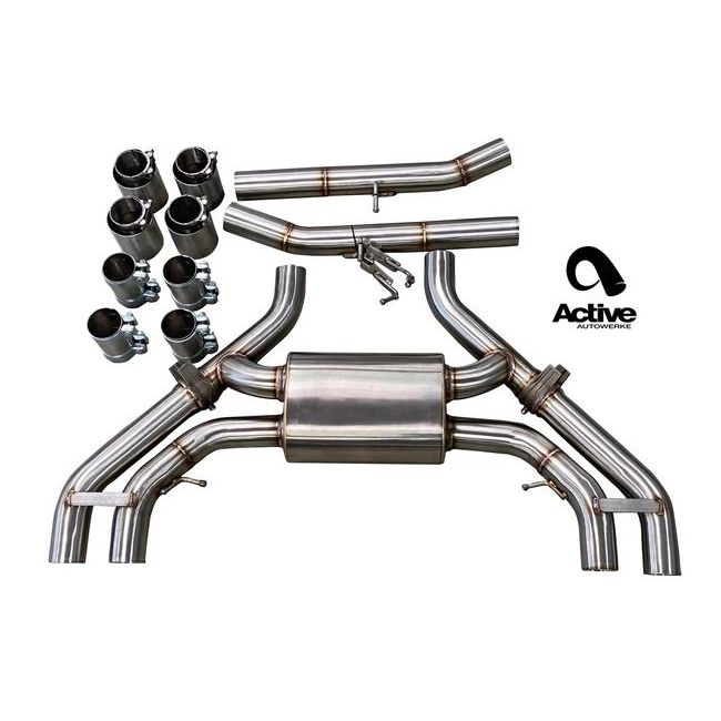 Active Autowerke Aktywny Axle-Back do BMW X3M/X4M (F97/F98)