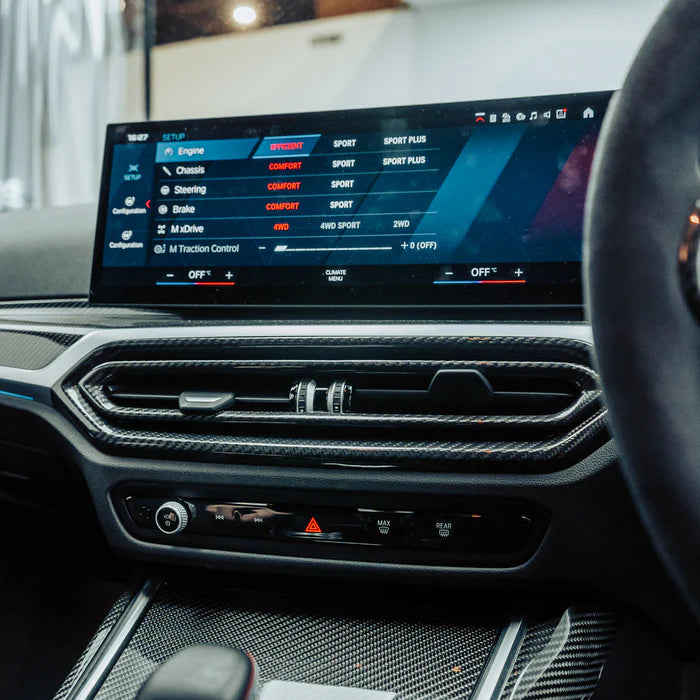 Karbonowa Wewnętrzna Listwa Nawiewu Środkowego do BMW M2/M3/M4 LCI 2024+ (G87/G80/G81/G82/G83)