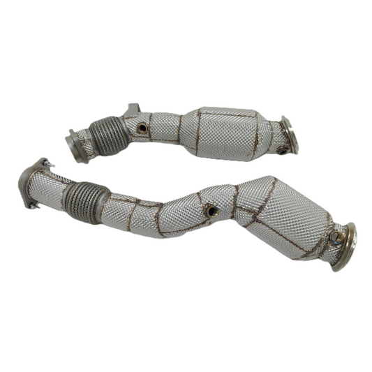 Sporty Downpipe with 200 cpsi catalyst for BMW S58 - M2/M3/M4 (G87/G80/G81/G82/G83)