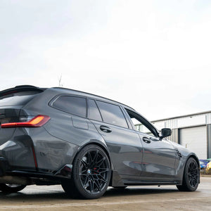 'Performance Style' Threshold Extensions for BMW M4 G82/G83 in Gloss Black