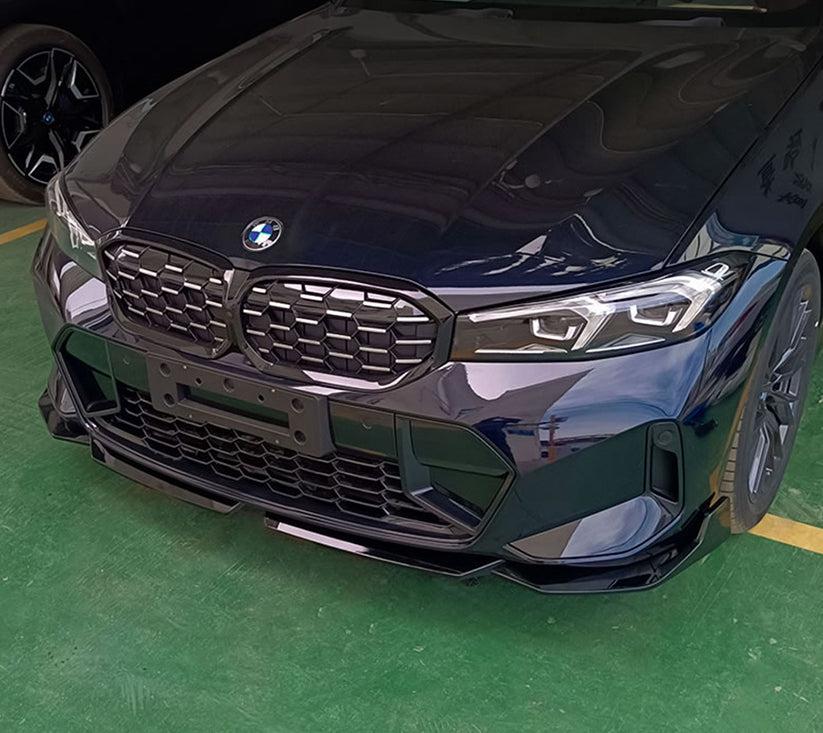 'Front Splitter 'Performance Style' for BMW Series 3 (G20/G21) LCI 2022+ in glossy black'