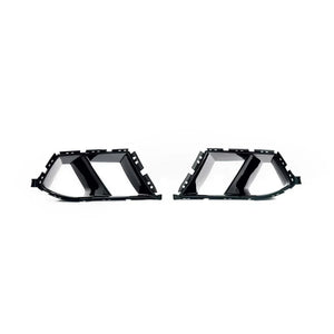 'Front Spoilers 'Performance Style' for BMW M3/M4 (G80/G81/G82/G83) in Gloss Black'