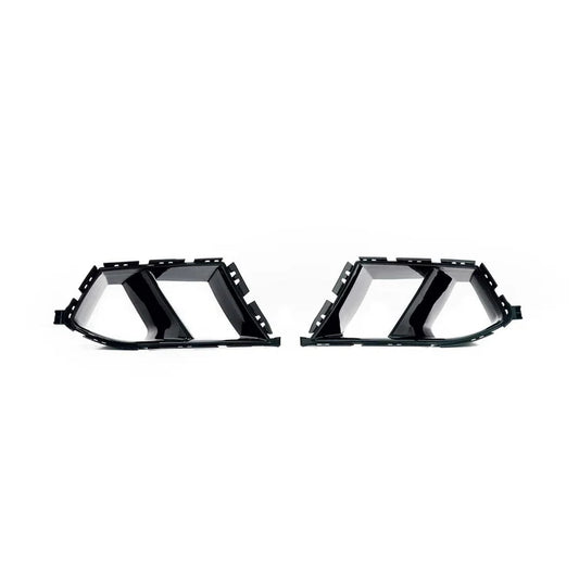 'Front Spoilers 'Performance Style' for BMW M3/M4 (G80/G81/G82/G83) in Gloss Black'