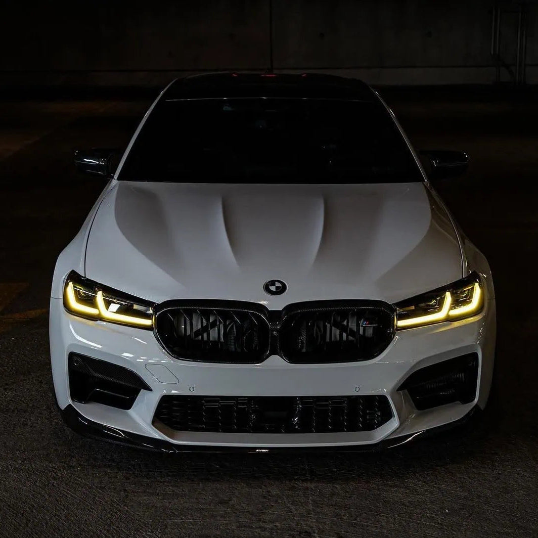Żółte moduły DRL do BMW M5 F90