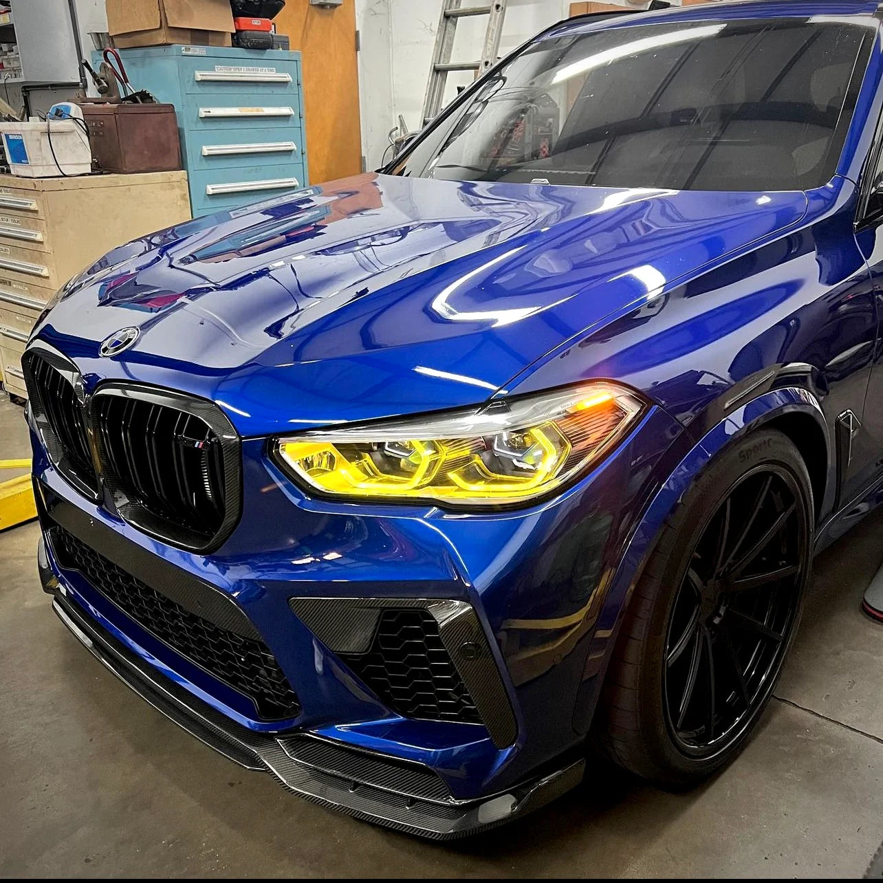 Żółte moduły DRL do BMW X5M/X6M PRE-LCI (F95/F96)