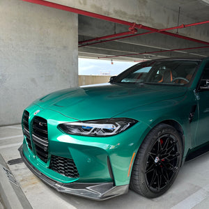 Karbonowy Splitter Przedni 'V-Style' do BMW M3/M4 (G80/G81/G82/G83)