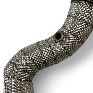 Downpipe z katalizatorami sportowymi 200 CPSI do BMW S58 - M2/M3/M4 (G87/G80/G81/G82/G83)