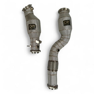 Sporty Downpipe with 200 cpsi catalyst for BMW S58 - M2/M3/M4 (G87/G80/G81/G82/G83)