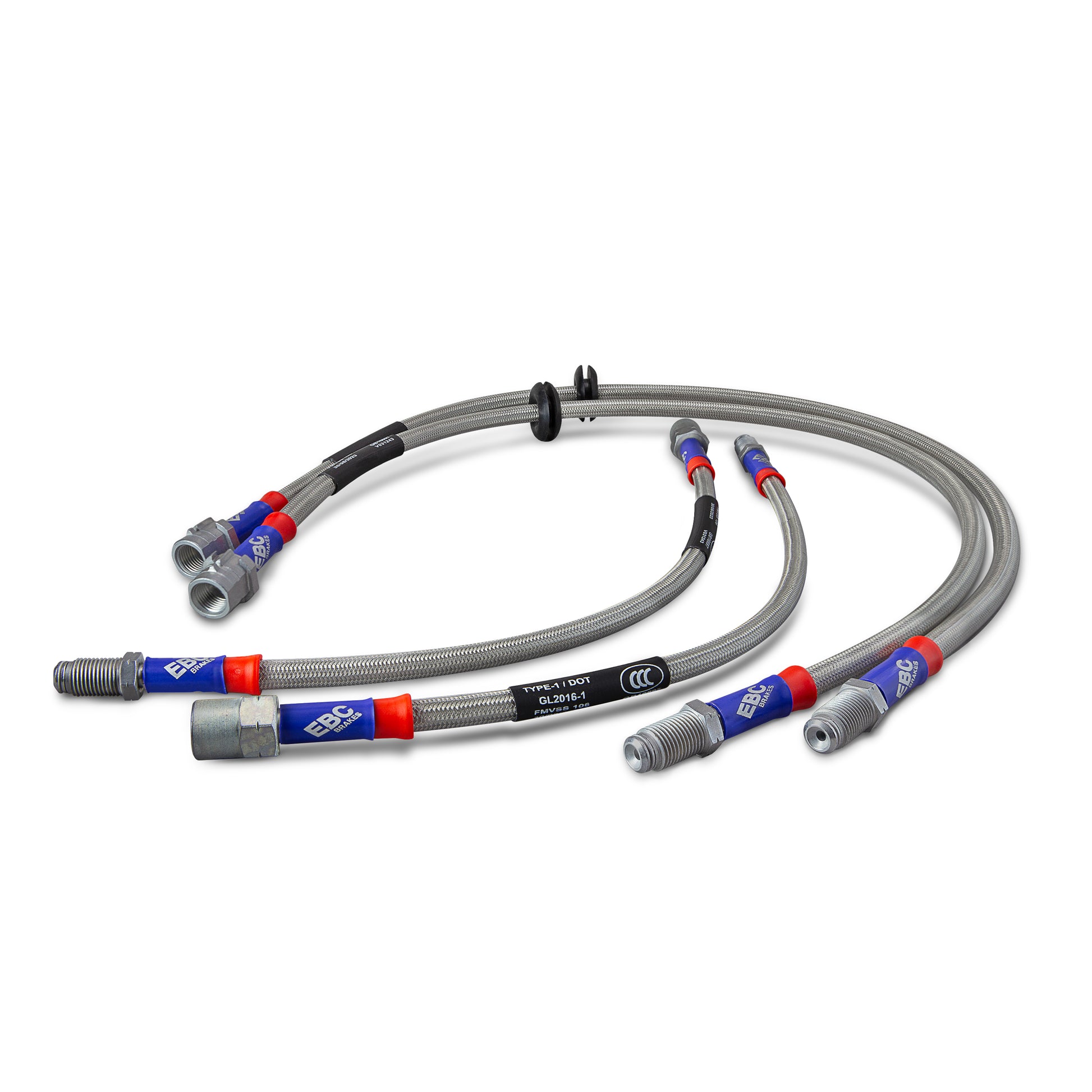 EBC Brakes - Przewody Hamulcowe w Stalowym Oplocie BLA2158-4L do BMW M3/M4 (G80/G81/G82/G83)