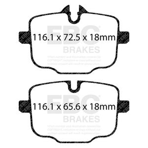 EBC RP-1 – Tylne Klocki Hamulcowe do BMW M2/M3/M4 (G87/G80/G81/G82/G83) DP82089RP1