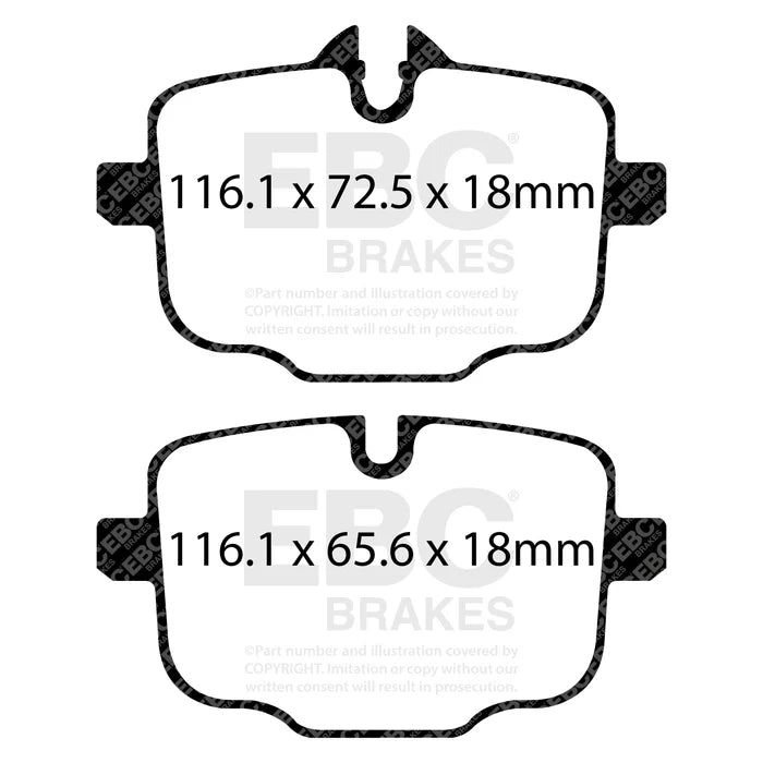 EBC RP-1 – Tylne Klocki Hamulcowe do BMW M2/M3/M4 (G87/G80/G81/G82/G83) DP82089RP1