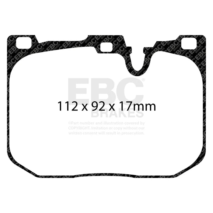 EBC RP-X – Przednie Klocki Hamulcowe DP82130RPX do BMW Seria F (M Performance / M)