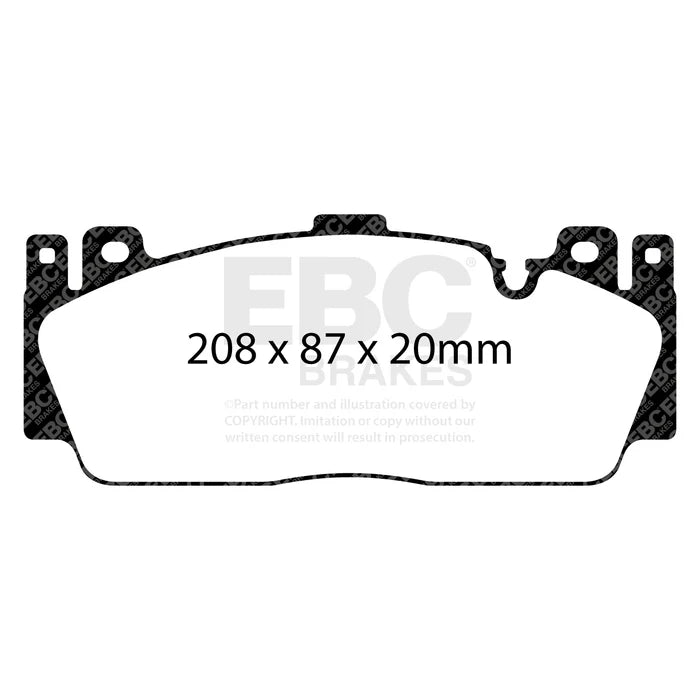 EBC RP-X – Przednie Klocki Hamulcowe DP82148RPX do BMW Seria F z zaciskiem 2NH