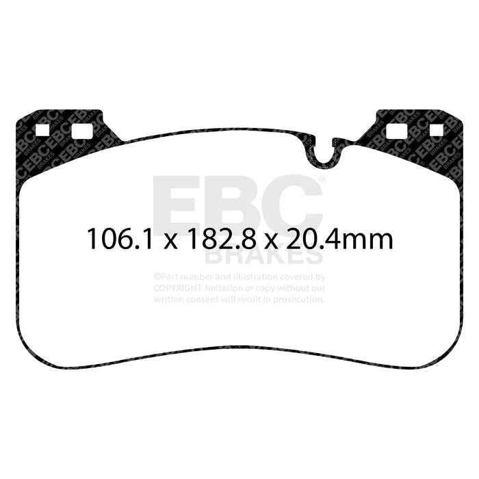 EBC RP-X - Przednie Klocki Hamulcowe DP82331RPX do BMW X5M/X6M (F95/F96)