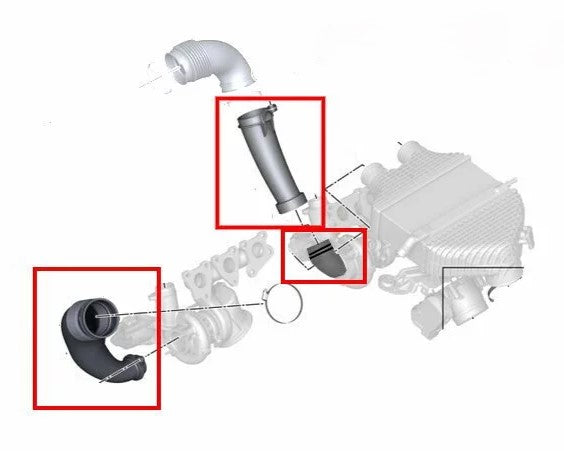 Inlet Pipe Kit FTP Motorsport - BMW S55 (F80/F82/F83/F87)