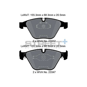 Pagid Street+ – Przednie Klocki Hamulcowe do BMW M3 (E90/E92/E93)