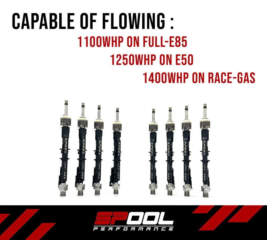 Spool IFX350 Upgraded DI Injectors +40% (S63 Gen 2 / M5/M8/X5M/X6M)